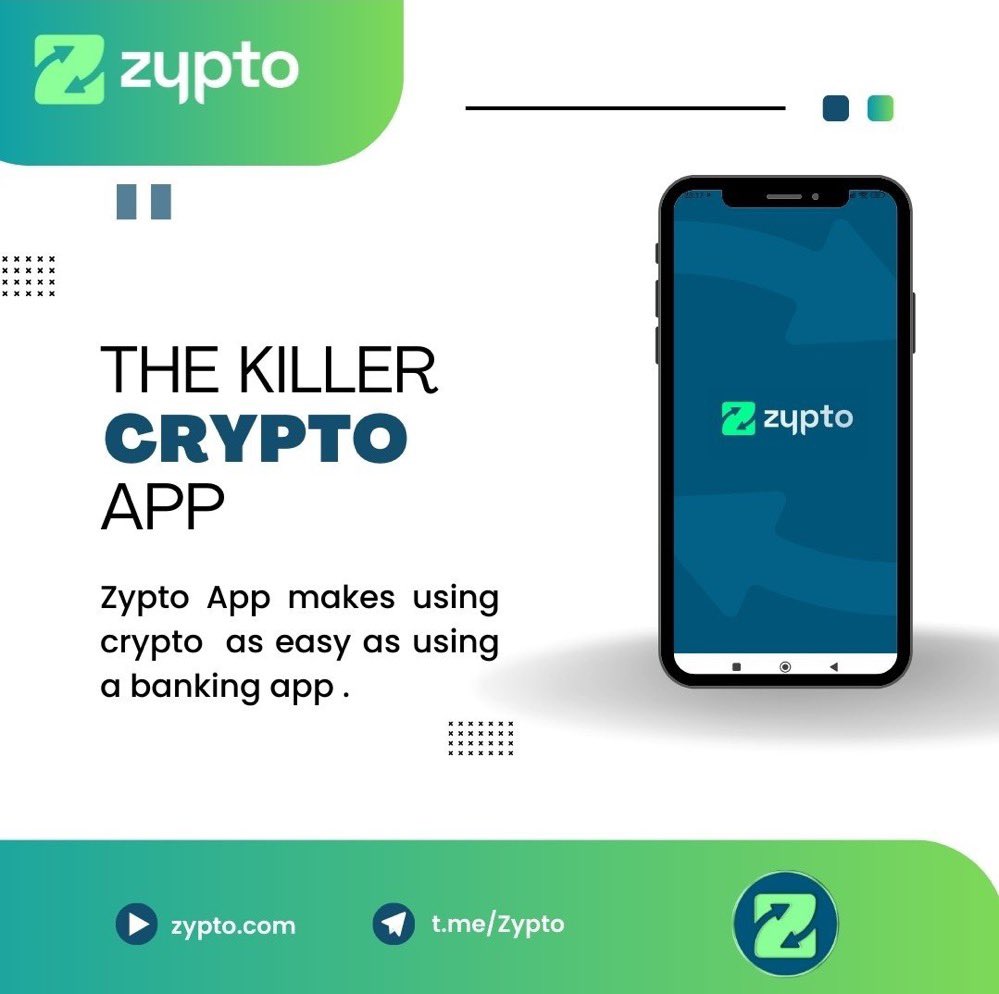 @0xUnblocked @ZyptoApp @Zypto_Token $ZYPTO the app is 🔥cefi and defi wallets is a game changer