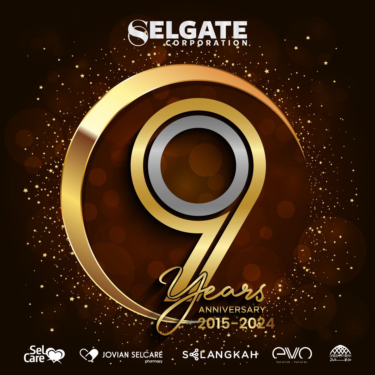 Nine years of healthcare excellence: SELGATE celebrates another milestone in its journey towards a healthier nation. Here's to a legacy of innovation, compassion, and transformative care.

#Selgate #SelgateGroup #Selcare #AlwaysThereToCare #SelgateAnniversary #9YearsStrong