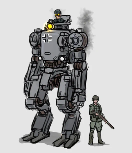 歩行戦車らくがき。 
