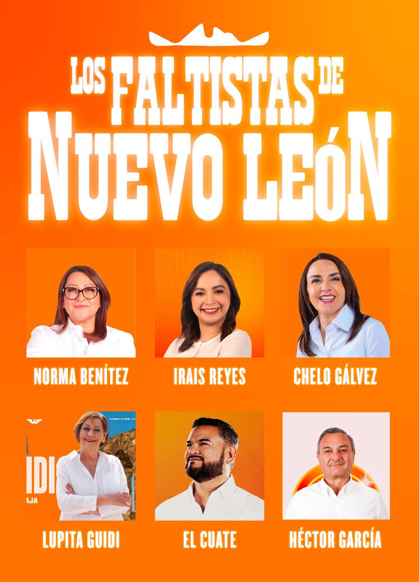 24 faltas y contando de los #FaltistasNaranjas Lo peor de todo es que estos están en las calles pidiendo el voto Etiquétenlos a ver si encuentran un poquito de vergüenza