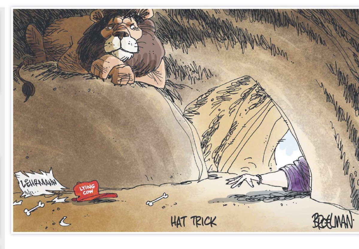 Lynda tries her luck in the lion’s den. #auspol