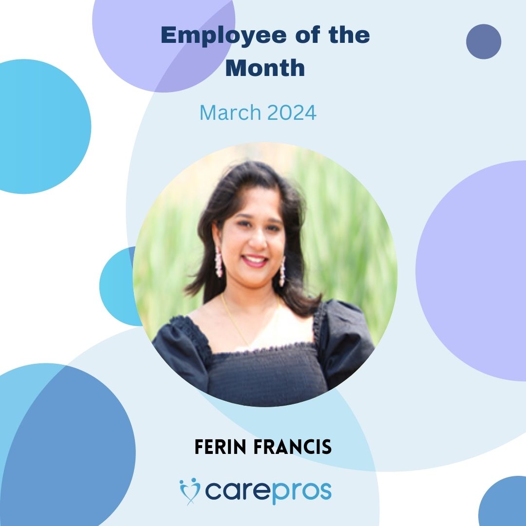 We are celebrating Ferin Francis, our March #EmployeeoftheMonth! With a steadfast presence and a listening ear, Ferin uplifts youth and colleagues and embodies CarePros' commitment to care, integrity, and cultural responsiveness.

#CarePros #MentalHealth #TraumaInformedCare