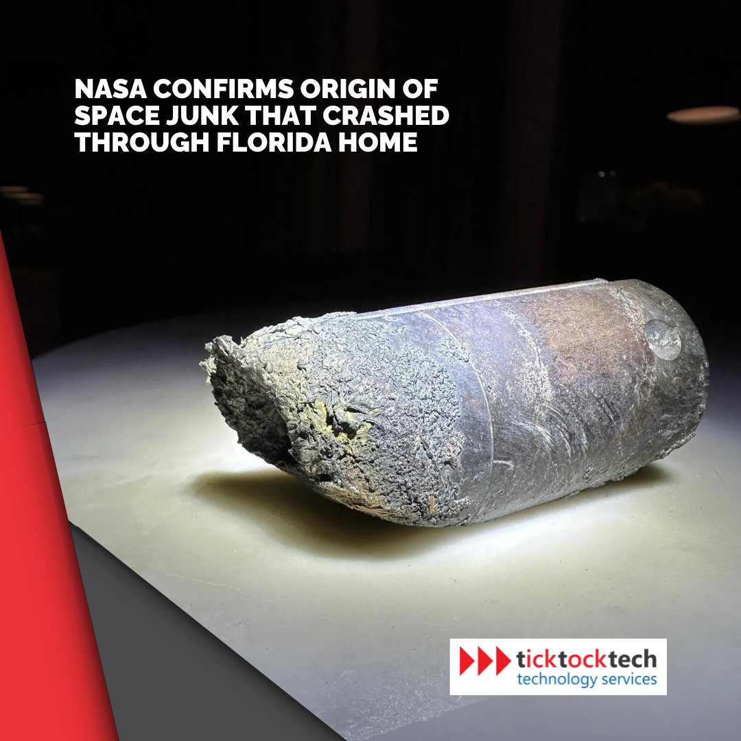 NASA reveals the source of the mystery object that crash-landed in a Florida home. The 1.6-pound metal object should have burned up in the Earth’s atmosphere.

Read More on TheVerge: bit.ly/4aYthD7

#Ticktocktech #FloridaSpaceJunk #SpaceCrash #NASA #SpaceJunk #Space