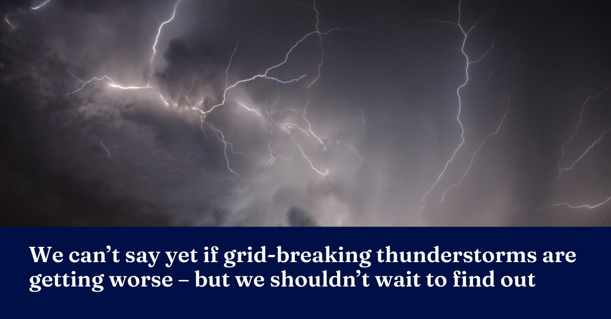 We must act now to design power grids that can withstand future massive thunderstorm events, say academics from the School of Geography, Earth and Atmospheric Sciences and @FEITUniMelb. Tap to learn more ➡️ unimelb.me/3vXQaYw via @MEIunimelb