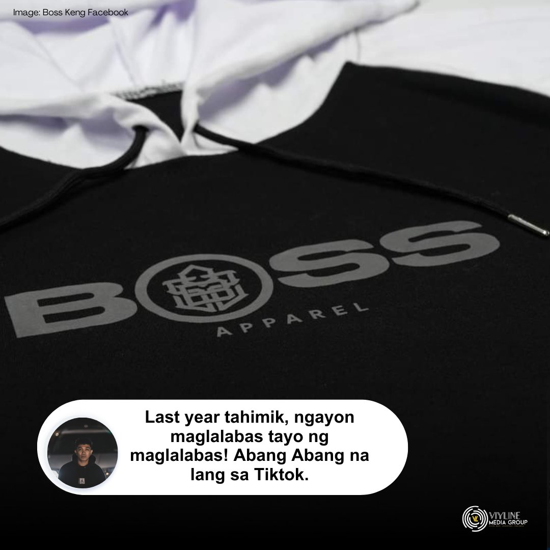 VL_MediaGroup's tweet photo. BOSS APPAREL APRIL RELEASE 😱
Bagong koleksyon ng Boss Apparel ni Boss Keng, abangan!
📸 Boss Keng | Facebook
#BossKeng #BossApparel #TeamPayaman #VIYLineMediaGroup https://t.co/BNwyCohFqY