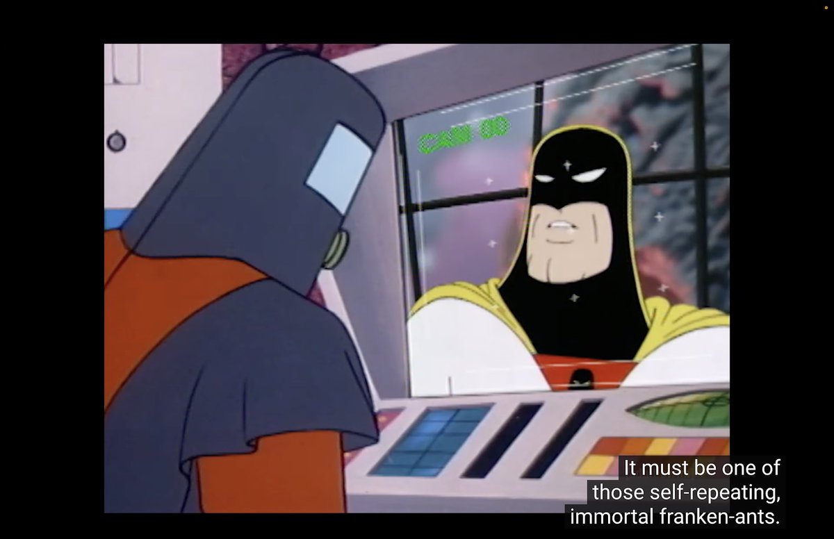 Turned on the Space Ghost anniversary stream on YouTube, was the Busta Rhymes/Natural Gas ep right into Conan/Fire Ant (the shorter edit though, boo). This show has never been beaten.