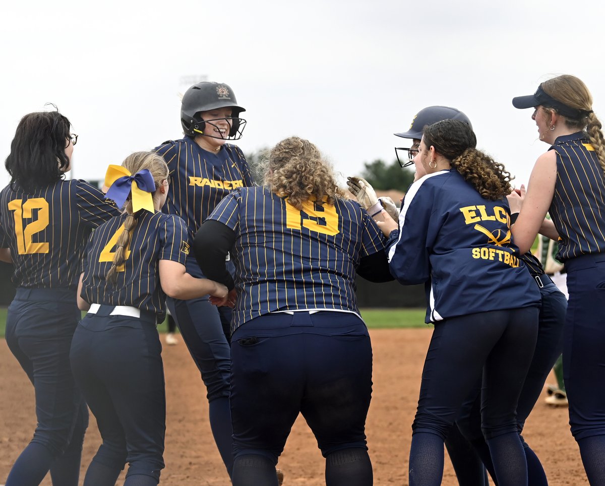 Elco's Gabby Smith belts an 8th inning home run to beat Donegal 1-0 in L-L League section 3 softball Wednesday afternoon in Mt. Joy <a href="/LancasterSports/">Lancaster Sports</a> <a href="/LancasterOnline/">LNP | LancasterOnline</a> <a href="/David_Bohr/">David Bohr</a> <a href="/ELCOAthletics/">ELCO Athletics</a> <a href="/godonegalsports/">Donegal Athletics</a> 📷 Gallery lanc.news/4421grW