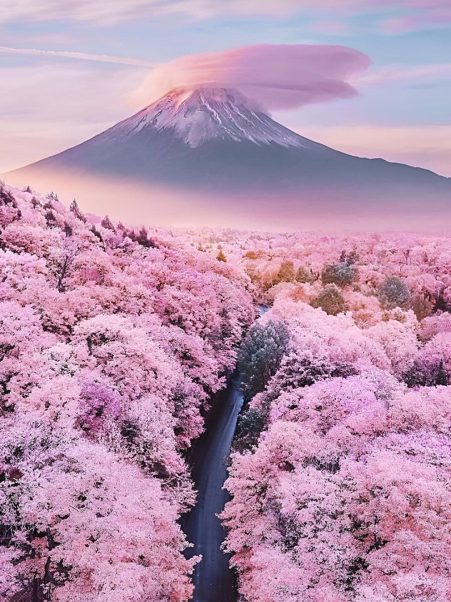 🌸⛩️🌸 Cherry blossoms and Mount Fuji, just amazing! 🗻🌸 Experience the breathtaking beauty of Japan's iconic landscapes. #CherryBlossoms #MountFuji #SakuraSeason #FujiViews #NatureBeauty #JapanTravel #ScenicBeauty #BlossomMagic #ExploreJapan #BucketListDestination