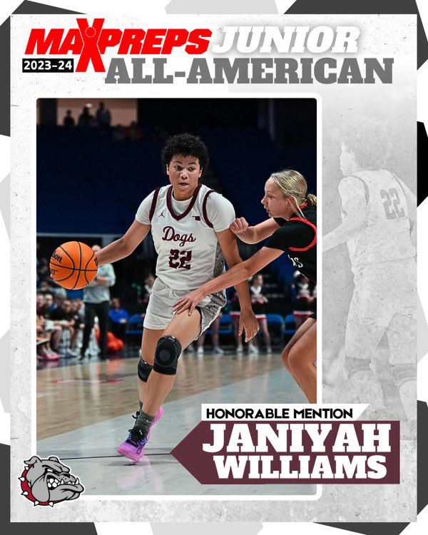 Thank you @MaxPreps for recognizing me as one of the top juniors in the country for the 2023-2024 school ball season!! 🫶