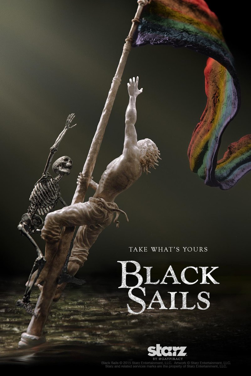 Let me tell you a story about a show named Black Sails.

It's about the fight for freedom from oppression; queer love &amp; rage; racism, sexism, classicism, &amp; ableism; history being a story written by victors; &amp; more.

The best show ever made.
Now ON NETFLIX.
#BlackSailsNetflix 🧵