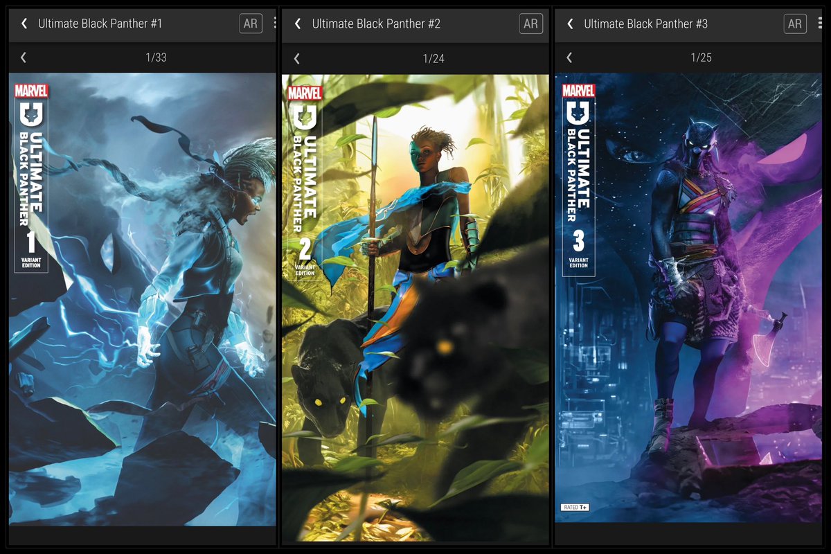 💚VeVe Digital Comics💚 Digging these BossLogic covers for Ultimate Black Panther