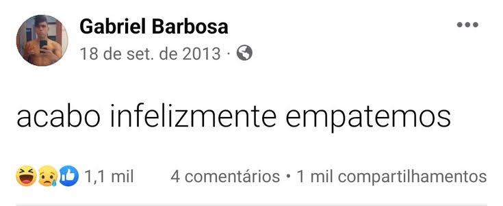 não tá ruim, mas também dava pra ser melhor vamos pelo clássico agora