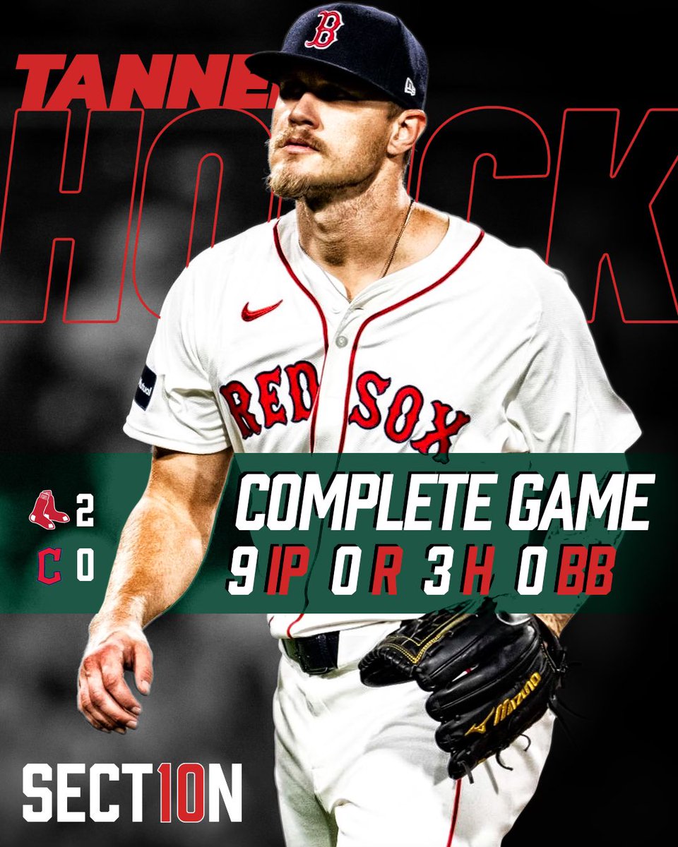 Section10Pod's tweet photo. Tanner Houck complete game shutpiece. https://t.co/fLt6ikxn1j
