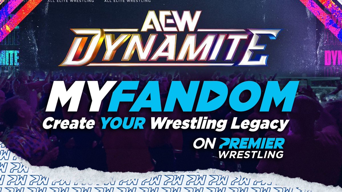 An explosive @aew Dynamite is going down right now LIVE in Indy! Are you there?! If you are, tag your photos in #myfandom ! Post your videos! Prove to the world that YOU are the biggest #prowrestling fan! Tune in now on TBS and select 'Watched' ! #PremierWrestling