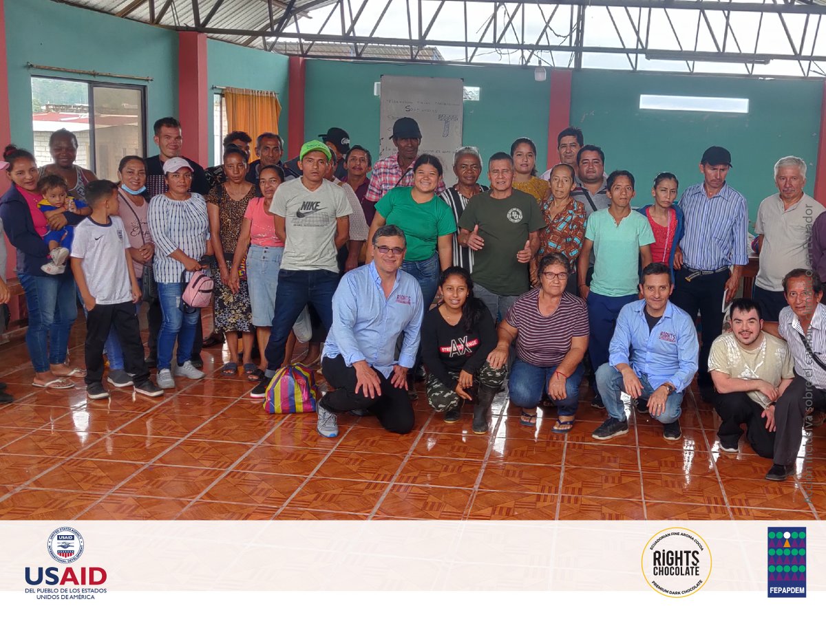 fepapdem's tweet photo. @fepapdem y #ChocolatesRights inician la socialización del proyecto "Acción Inclusiva sobre Cambio en Ecuador", financiado por @USAIDLAC
 ¡¡¡Trabajamos juntos para combatir el cambio climático con una visión inclusiva y productiva!!!
#cambioclimatico #inclusion #dispacacidad https://t.co/kVrA7opB0a