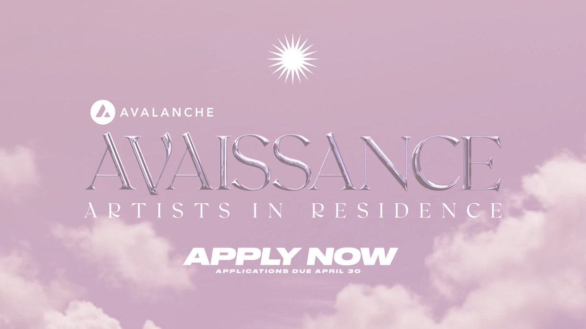 Applications are now open for S2 of the Avalanche Artists in Residence program sponsored by @avax
Join now and become a part of something extraordinary on #Avalanche #Avax
Find out more about the program & your future mentors below 👀👇👇👇