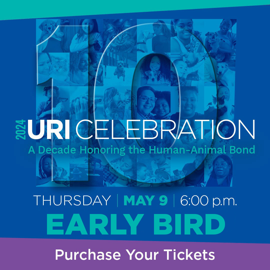 Join us at the 2024 URI Celebration! Don't miss early bird tickets available until April 19th. Hosted by @JohnQABC of ABC News' '20/20,' w/ a performance by @DanieliaCotton. Celebrating 10 years of PALS helping survivors & pets #StayTogetherHealTogether. bit.ly/46VoLmw