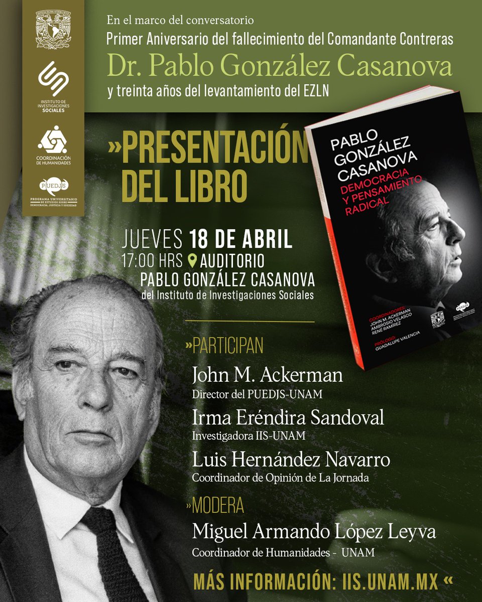Irma_Sandoval's tweet photo. Anteayer estuvimos en @COMECSO hablando sobre las hermanas siamesas: corrupción e impunidad.
Ayer estuvimos en @UNAM_FCPyS  @politicas_ceap en Conferencia sobre Ética y moralidad pública.
Hoy estaremos en el @IISUNAM en Conversatorio en honor a Don Pablo Glz Casanova. No falte https://t.co/RUzkX4fxMx