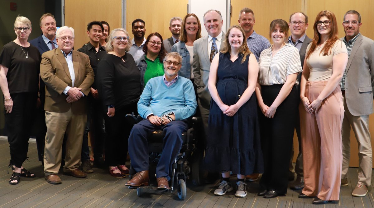 UMKC’s Institute for Human Development, Missouri’s University Center of Excellence for Developmental Disabilities, hosted reps from Kansas’ UCEDD and the Association of University Centers on Disabilities to better serve those with IDDs. ⁠⁠
#umkcihd #aucd #kiddrc #kansasucedd