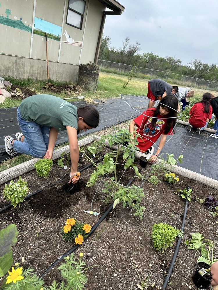 We love our partnership with Gardopia! Today, with volunteers from Target, Gardopia helped us expand our outdoor learning garden! We can't wait to see the outdoor classroom completed!