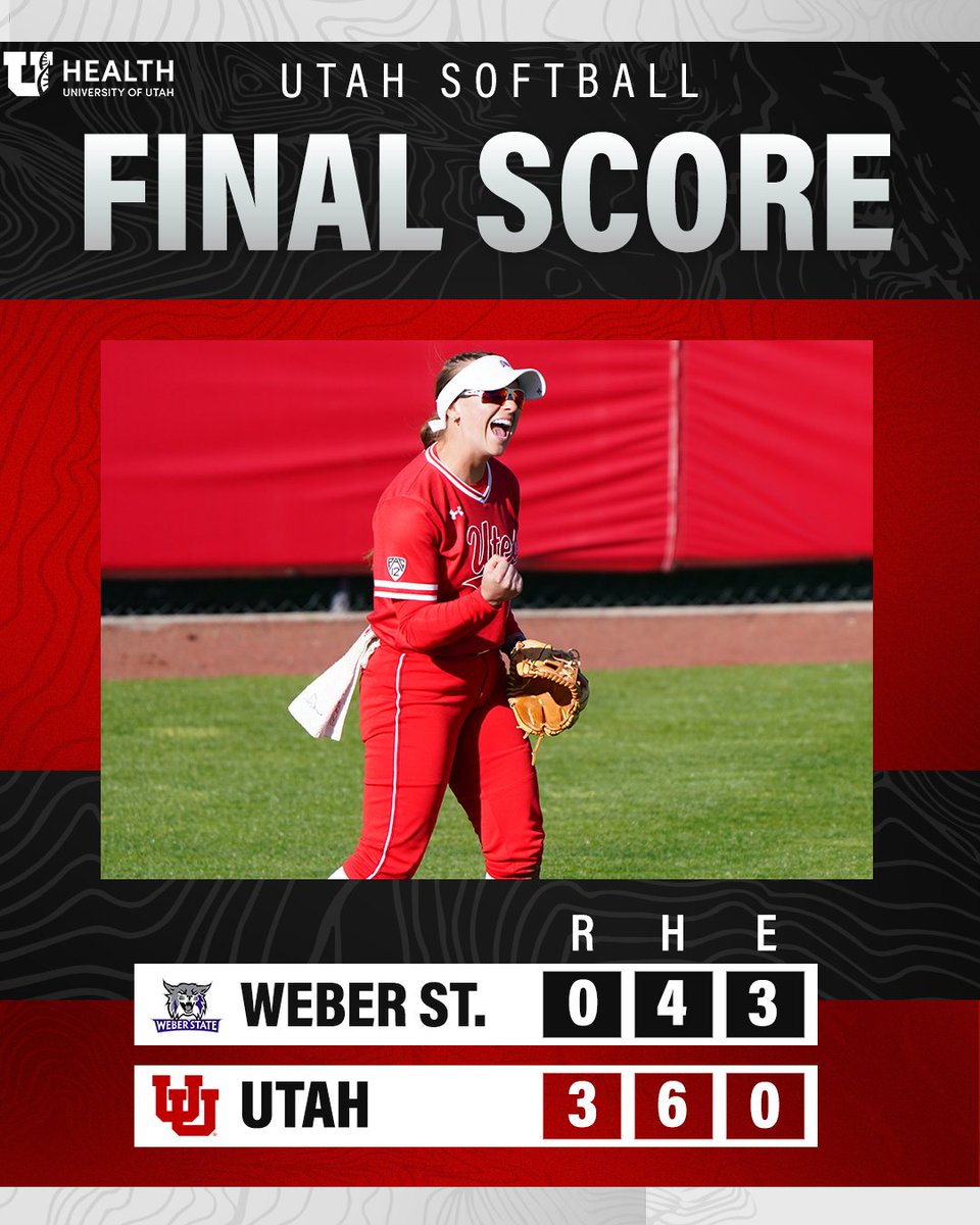 🖐️in a row! @maariahlenaee fires another complete game shutout to extend Utah's win streak! #GoUtes /// #SOTL