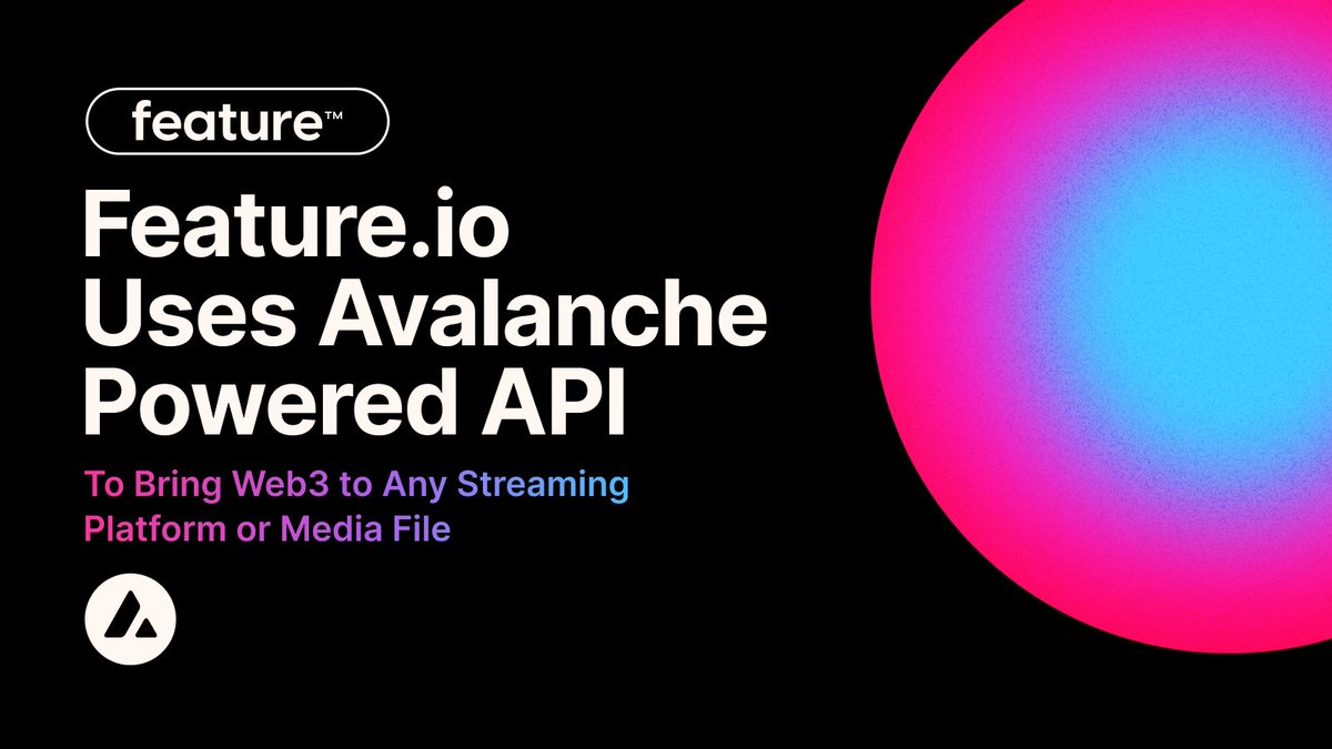 VimalkumarROX's tweet photo. 🚀 Exciting news in the world of entertainment!
Feature’s Smart Content, powered by #Avalanche, is revolutionizing how we engage with our favorite #shows, #movies, and #music.

#Avax #Crypto #Web3 #Entertainment #SmartContent https://t.co/lzJDGibYjI
