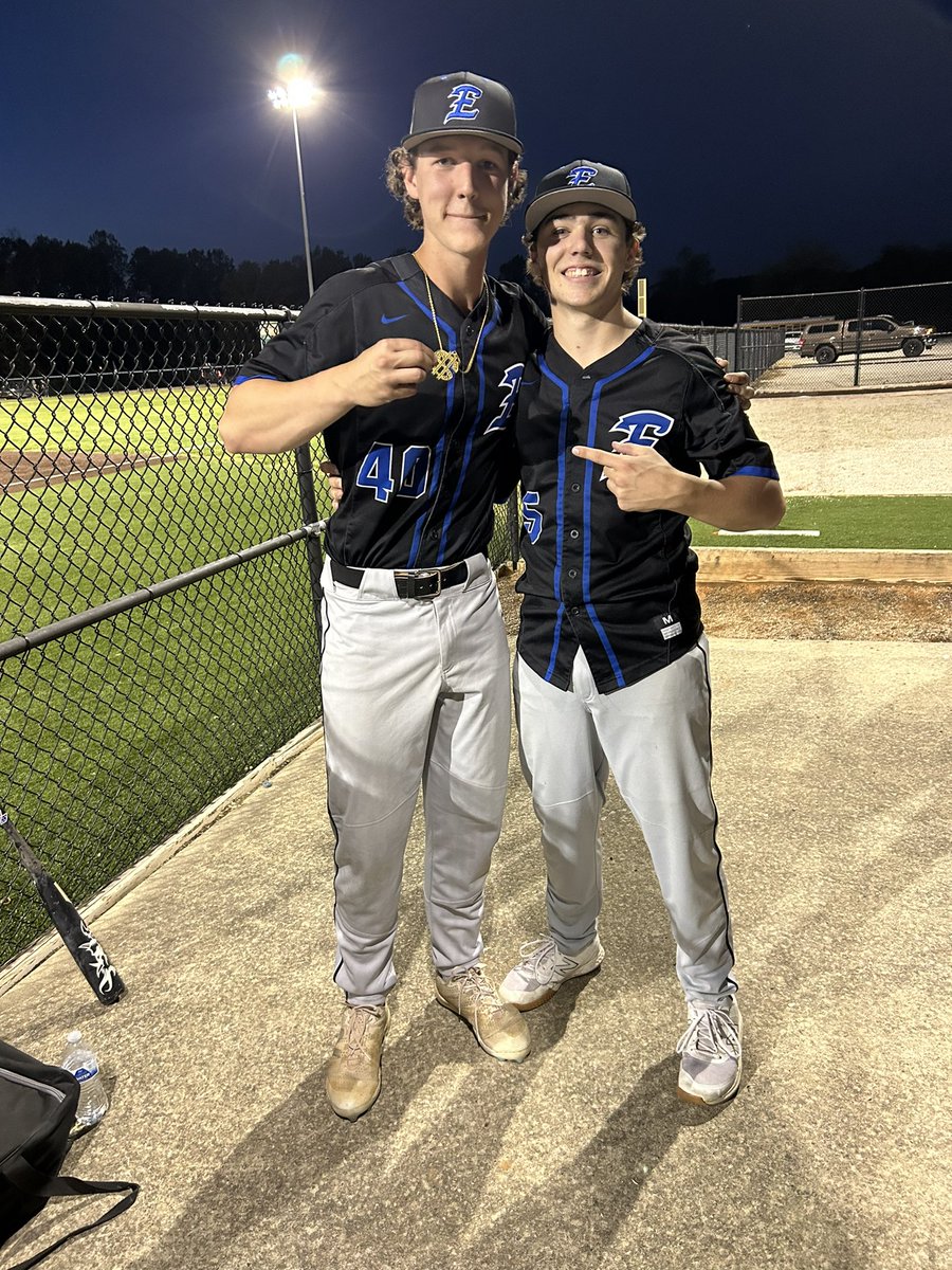 EHSchainofgame's tweet photo. Eagles win it in the 7th inning tonight with some good hitting and amazing pitching. Your #modollachainofthegamewinner is Jaylen Bowie dominating the last 3 innings of the game https://t.co/NVFMZlKPDH
