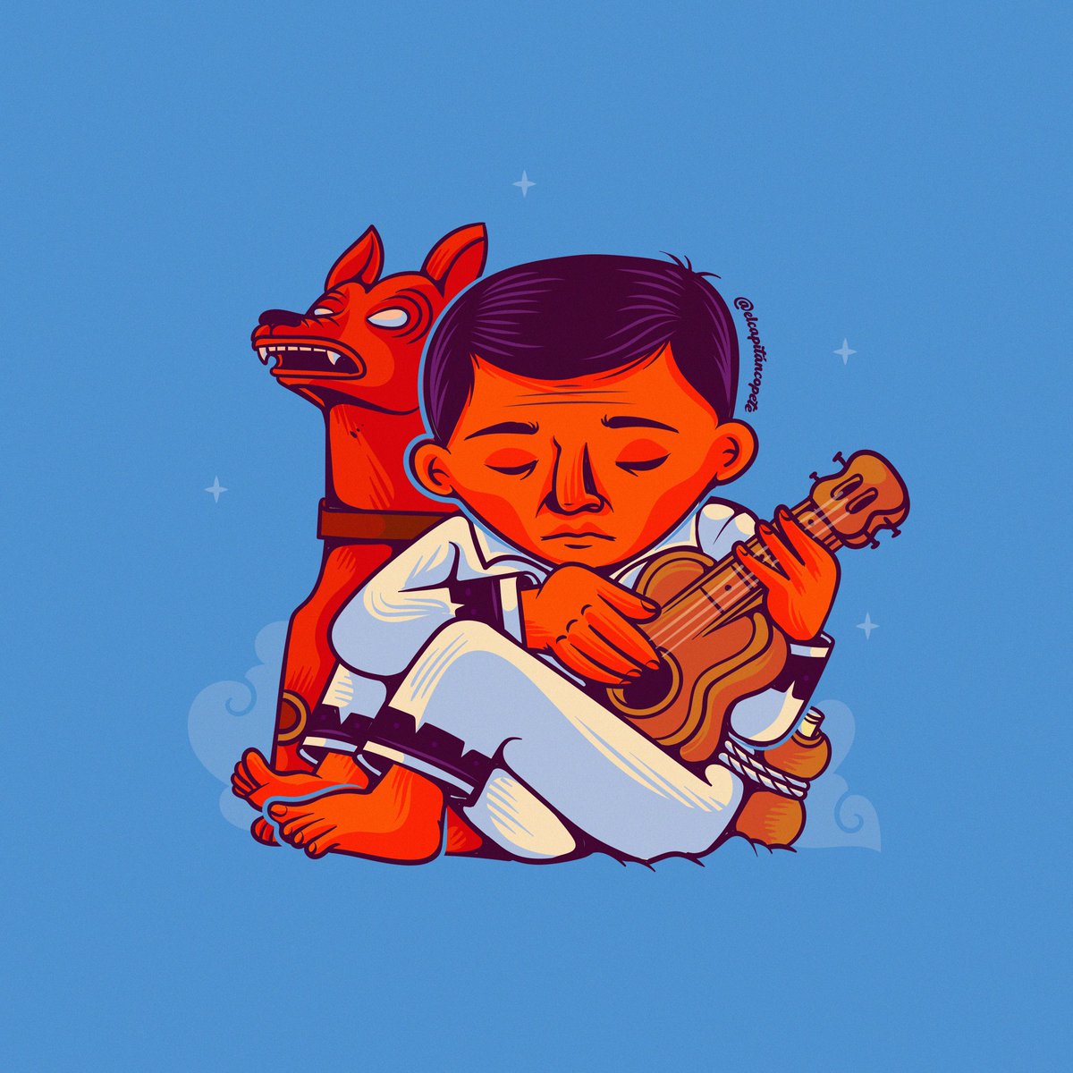 Dios nunca muere 🐕🎻🤲

#mexicoilustra #ilustracion #ilustradoresmexicanos #illustration #illustragram #illustrationartists #adobeillustrator #adobephotoshop #wacom #wacommexico