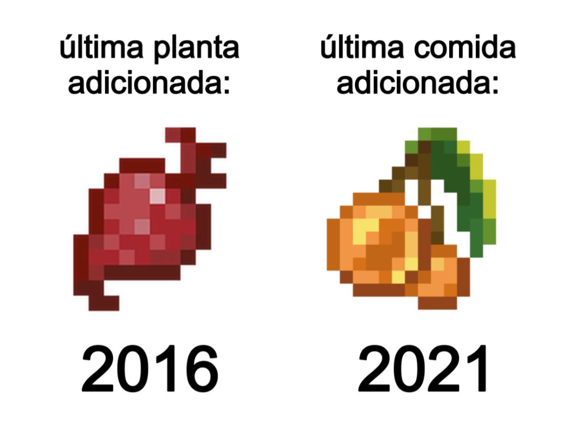 assunto sério Minecraft PRECISA de um update de plantação e culinária (farms & foods)