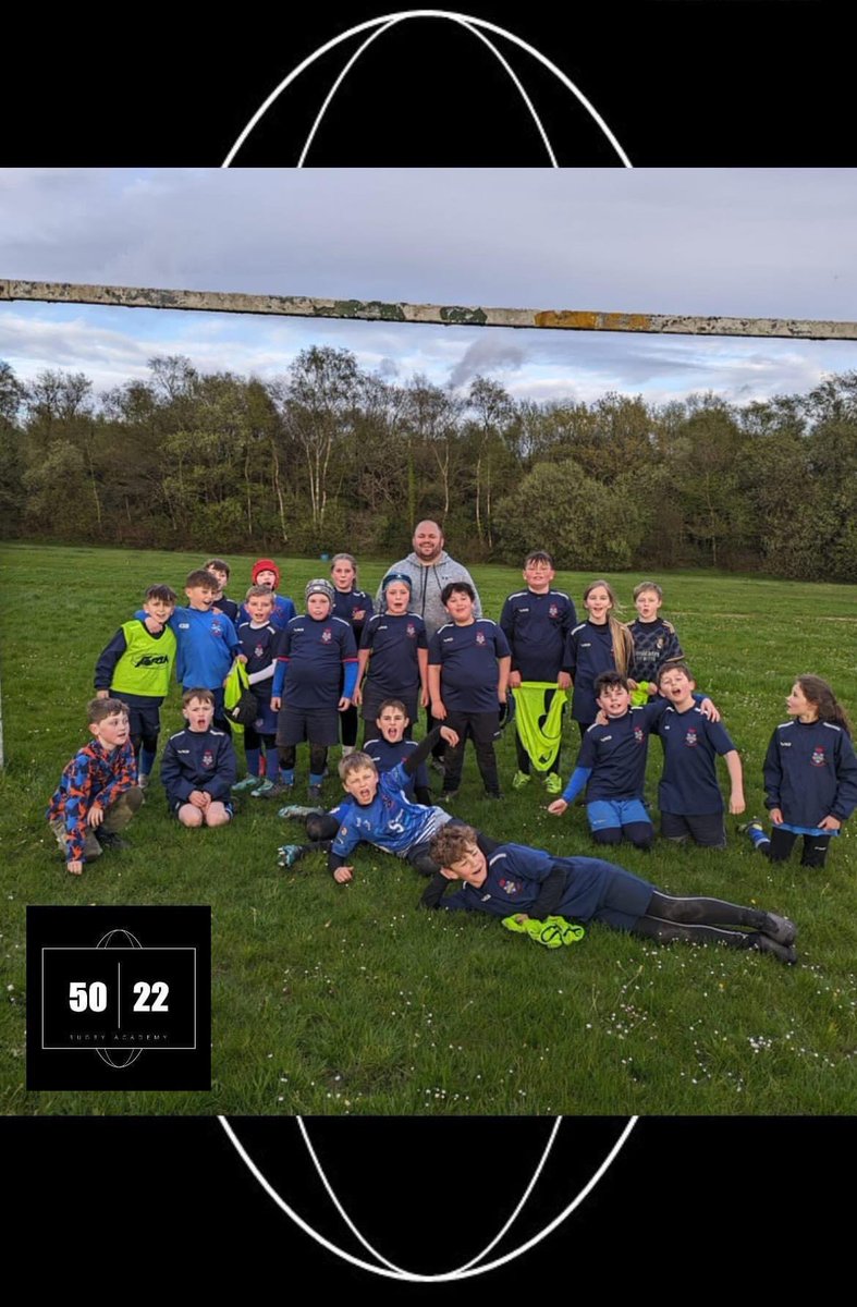 Great session this evening with Dean from 50:22 skills academy with our U9s &amp; U10s 👍💙🤍