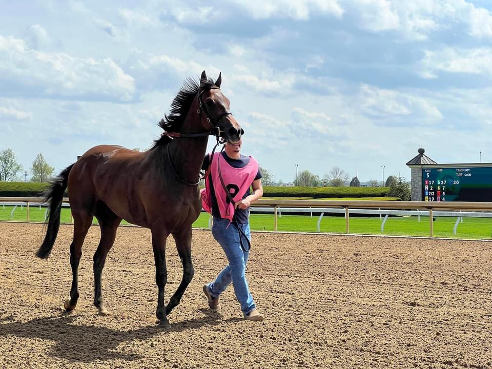 Dream come true getting my first start at Keeneland as an owner! I have incredible partners. We’ve had a blast cheering for “Blenheim Baby.” Special thanks to Xavier Moreau for the unique opportunity. Thankful for all my friends and family that came to support 💙