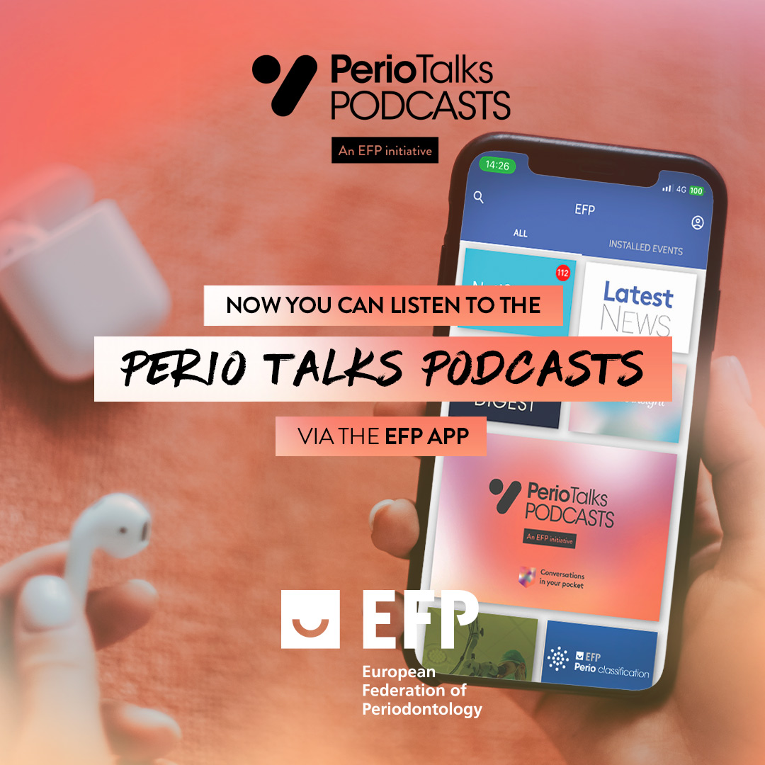 Now our app offers a dedicated tile for our EFP Perio Talks podcasts, so you can directly access and listen to the episode you're interested in. Download the app now if you haven't yet. #EFPerio #periodontology #gumhealth
efp.org/about-the-efp/…