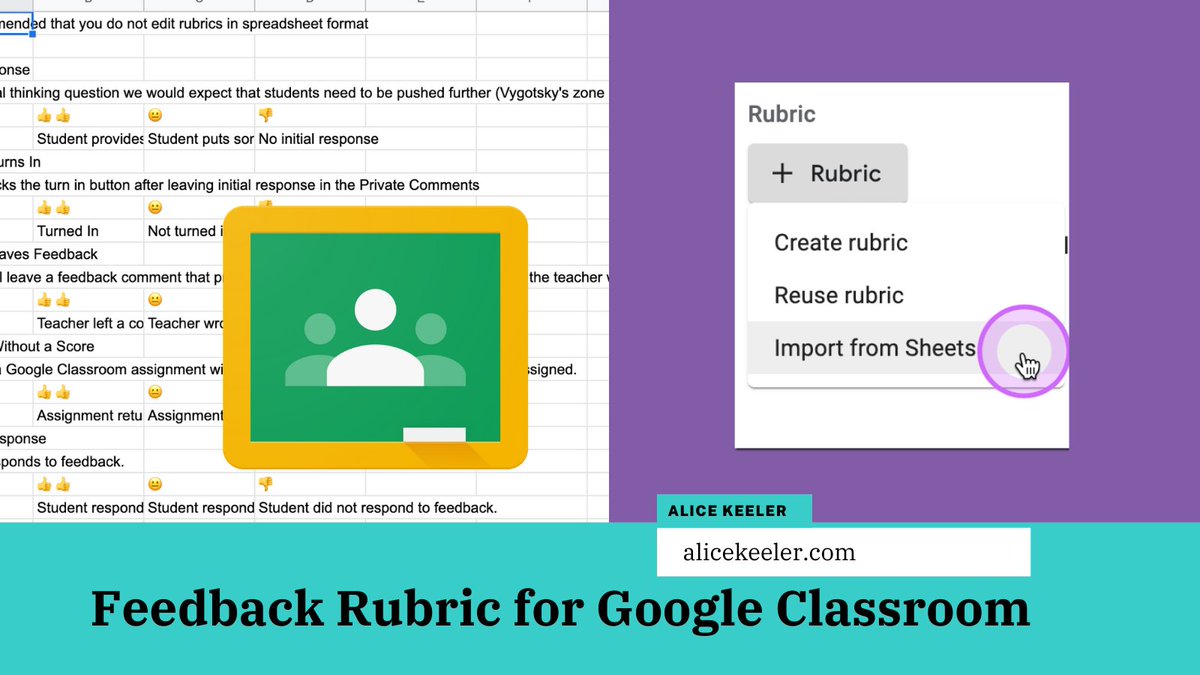 Add this rubric to your #googleClassroom assignment
docs.google.com/spreadsheets/d…

You mark off the first 4 on the rubric
Return without a score
Student resubmits 
You mark off the last 2 on the rubric  #googleEDU