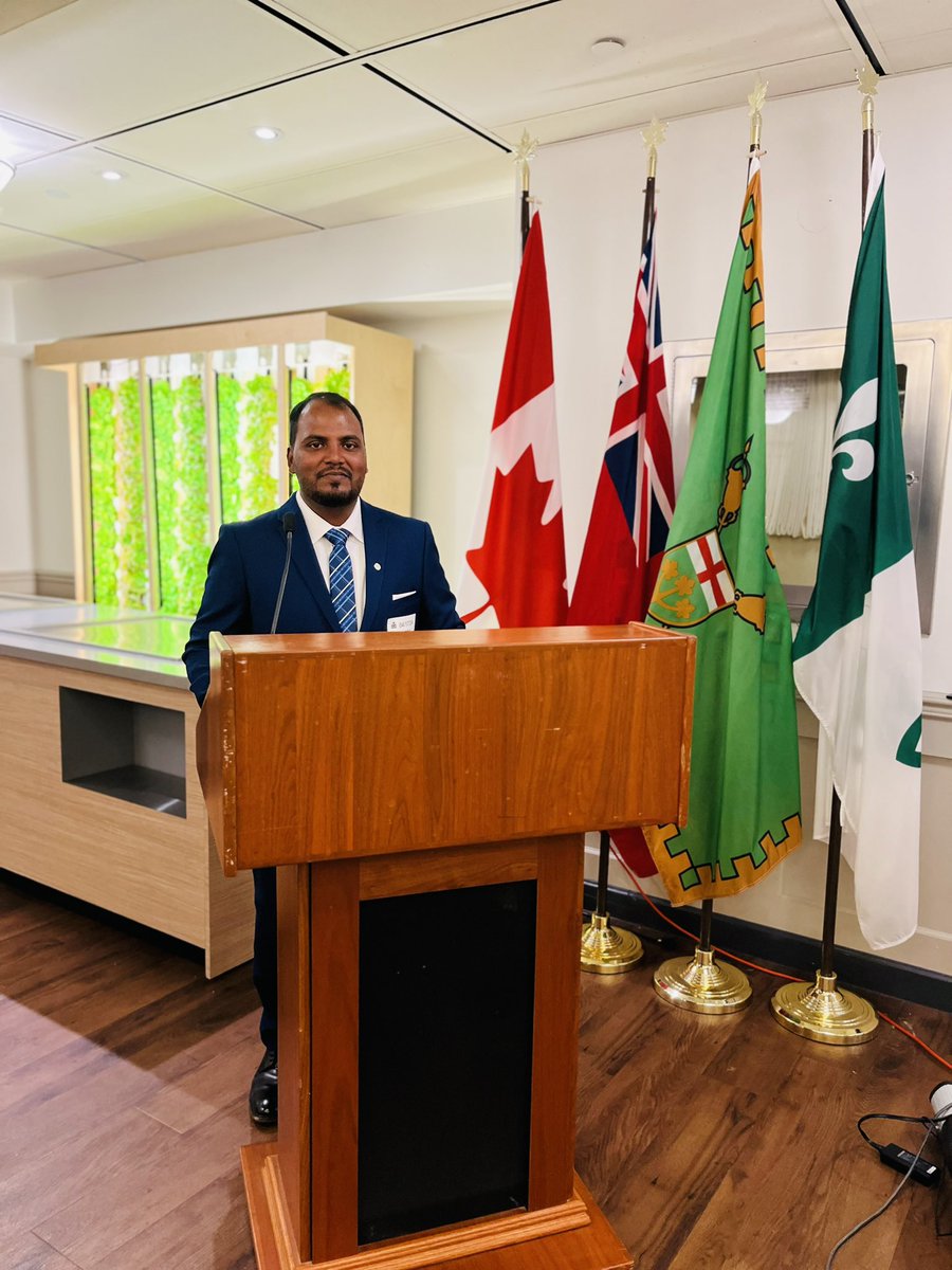 It is a great honor to deliver a speech about my experiences at an event at Queen’s Park, Toronto.