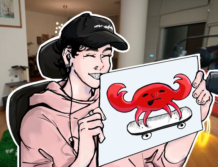 Le gustó tanto su dibujo del gartic phone que lo imprimió :]
#spreenfanart #Spreen