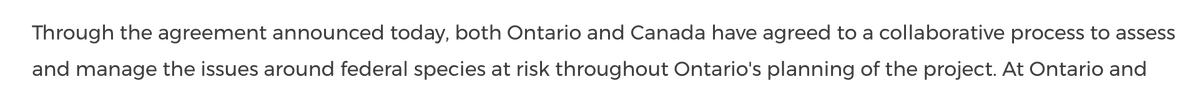 I'm going to follow this w/ interest. Even odds it turns out to be a boondoggle of delay, duplication, & uncertainty, inadvertently making the case for robust & predictable EA processes: #cdnpoli #hwy413 newswire.ca/news-releases/…