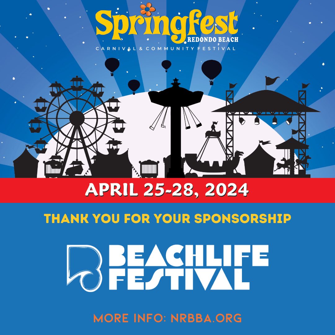 Thank you to <a href="/BeachLifeFest/">BeachLifeFestival</a> for being one of our awesome sponsors! Win a pair of 3-DAY <a href="/BeachLifeFest/">BeachLifeFestival</a> VIP Passes, for May 3-5! Purchase raffle tickets via link in bio. 1 for $20/3 for $50/8 for $100 Value: $2k Winner will be announced at 10PM on 4/28 at Springfest. #springfest