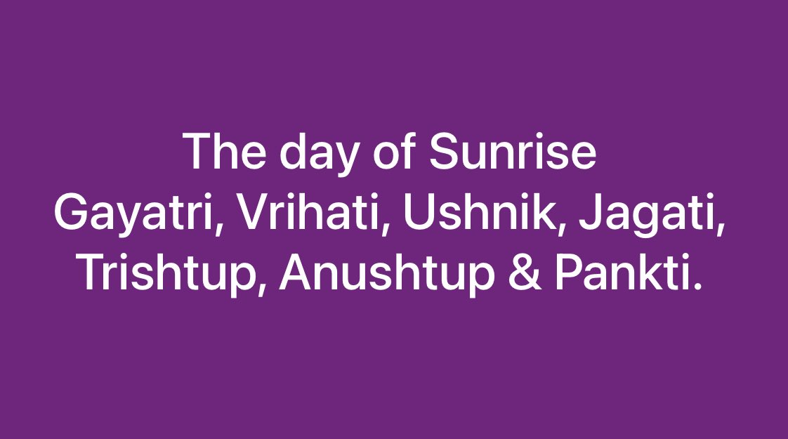 yesudasantony's tweet photo. The day of Sunrise
Gayatri, Vrihati, Ushnik, Jagati,
Trishtup, Anushtup & Pankti.
#gettinginked #tattoo https://t.co/lSw6f98zaU