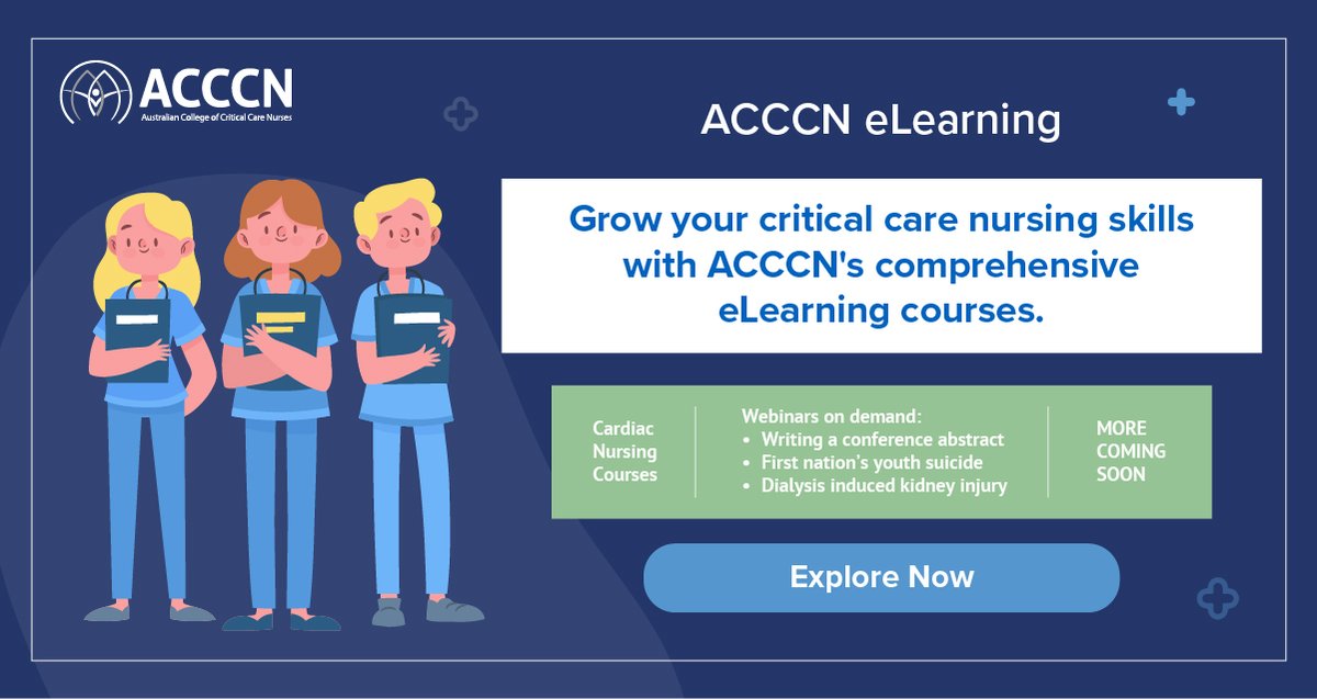 Grow your critical care nursing skills with ACCCN's comprehensive eLearning courses. Dive into our modules covering cardiac nursing, writing conference abstracts, and crucial topics like youth suicide mortality rates. Explore now: ow.ly/xpOh50RaZI5 #Nursing #Healthcare