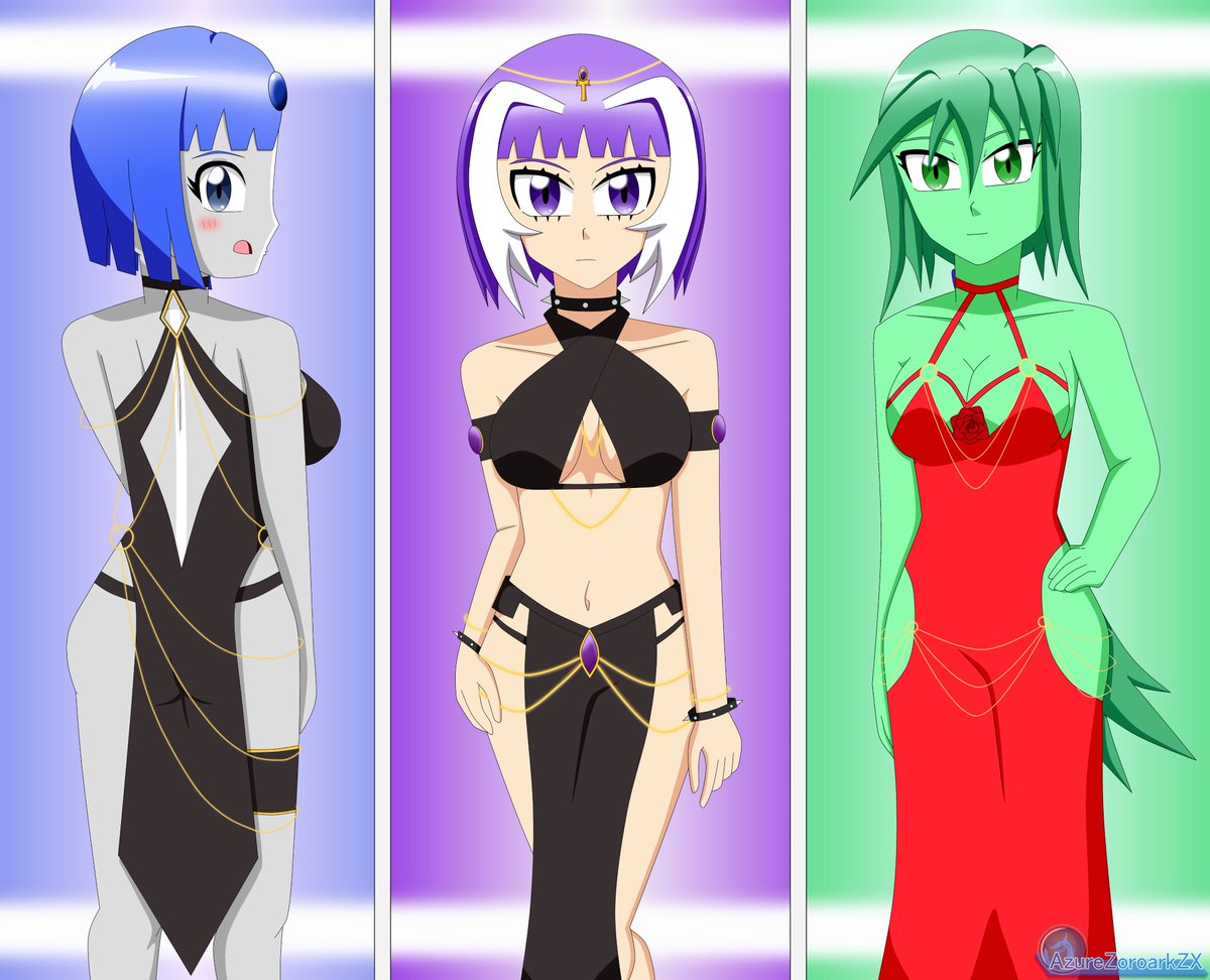 FusionAzure_ZX's tweet image. Buenas Tardes Gente!
Looks like Helix is not the only one who shows up with the dress to the party, also Athenea, Veint and Maily joins her, but with different dresses that are better than the one she wears,
Espero les guste gente.