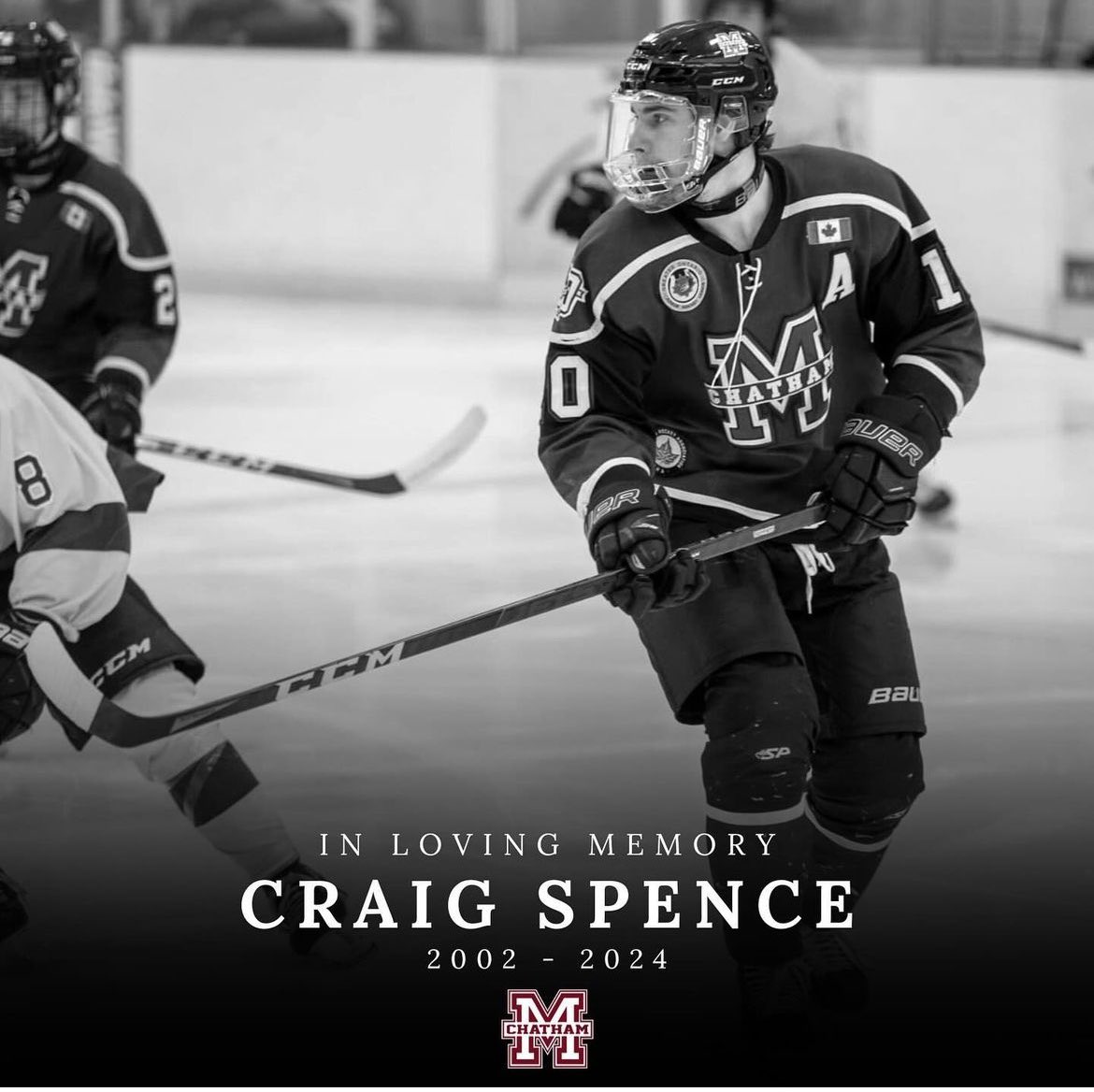 The GOJHL sends their deepest condolences to the Spence Family❤️. His passion will always be cherished, forever in our hearts.