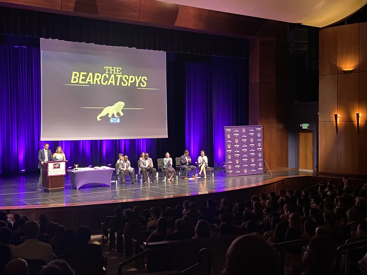 Excited to have @cantstoptimmy and @tyrmichael12 winning awards for @Mckendree_FB at the Bearcatspys tonight. Fun night and great accomplishments of great teams and coaches. Great place to work at.