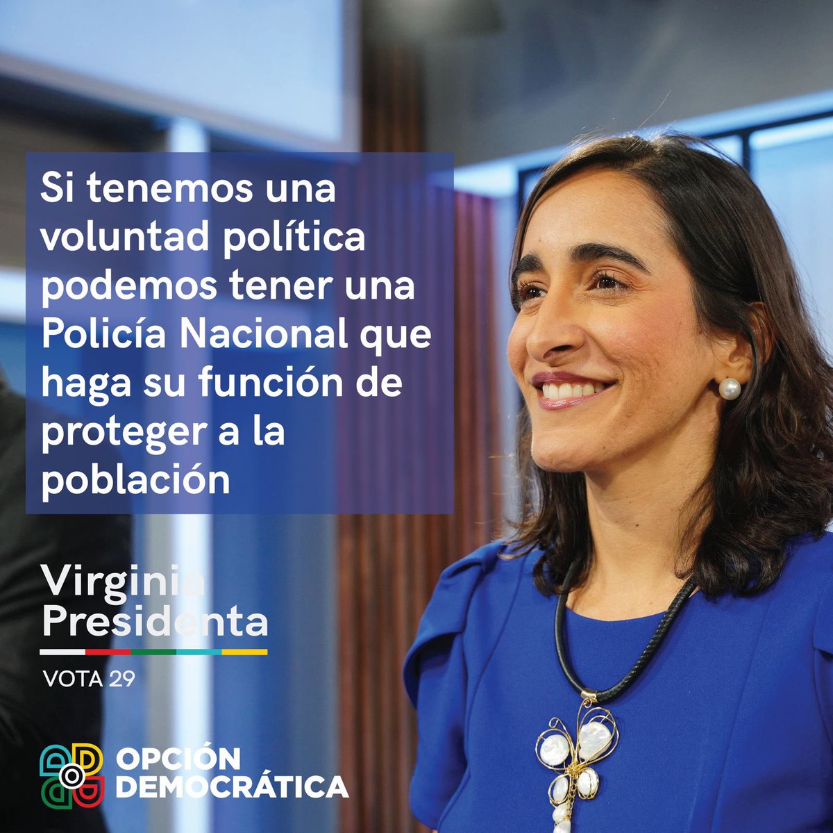 Virginia Antares de Opción Democrática ha arrasado en el debate del día de hoy, con todos los puntos que se han debatido hasta ahora, me encantó ese fragmento… #ElVerdaderoDebate #OpciónDemocrática #VirginiaPresidenta