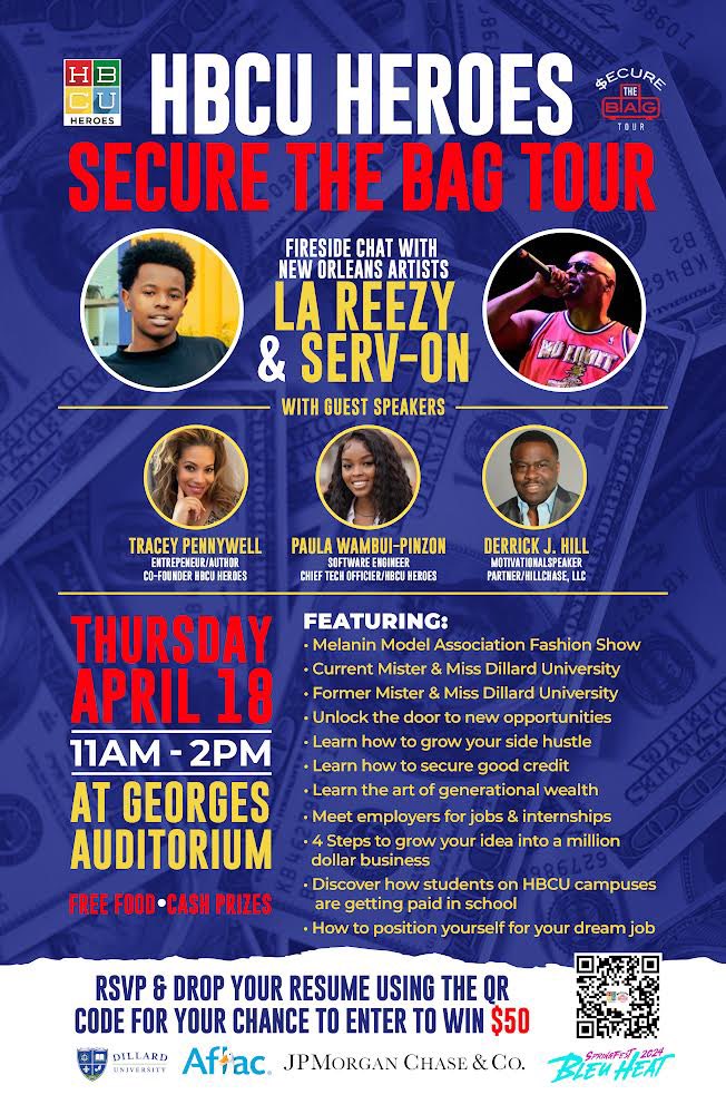 Tomorrow…we secure the bag!💰
Be sure to join us from 11:00am-2:00pm in Georges!