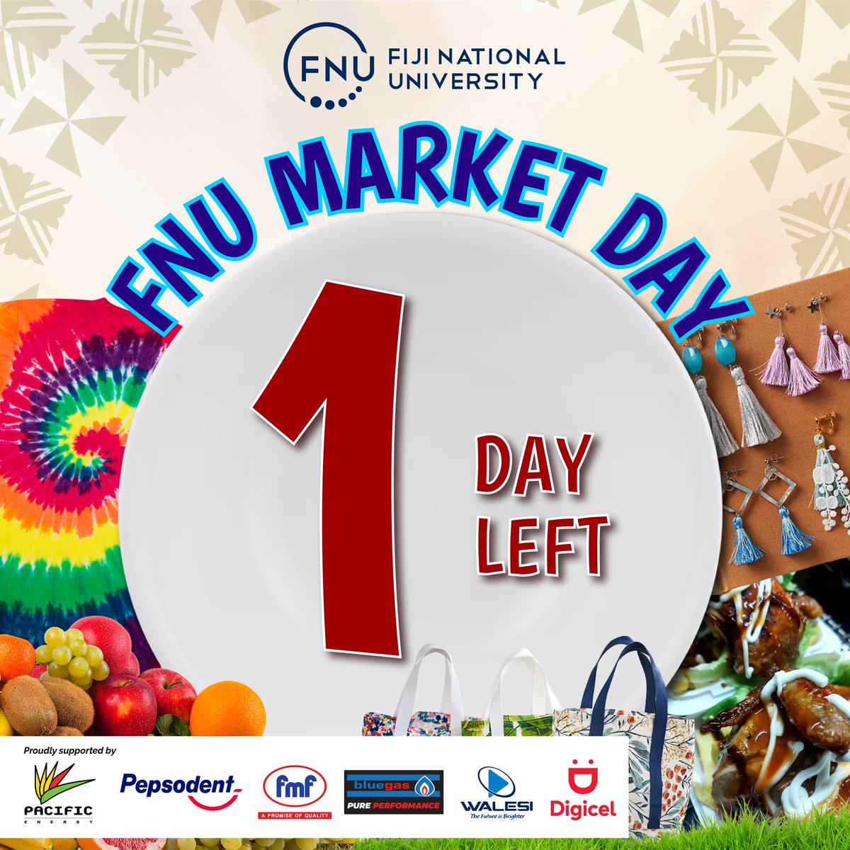 Embrace the vibrant spirit of community and culture at FNU's Market Day!

 Join us tomorrow at Derrick Campus for a day filled with excitement, flavors, and connections. 

Don't miss out on this unforgettable experience! 🎉 

#MarketDay #DerrickCampus #FNUEvent