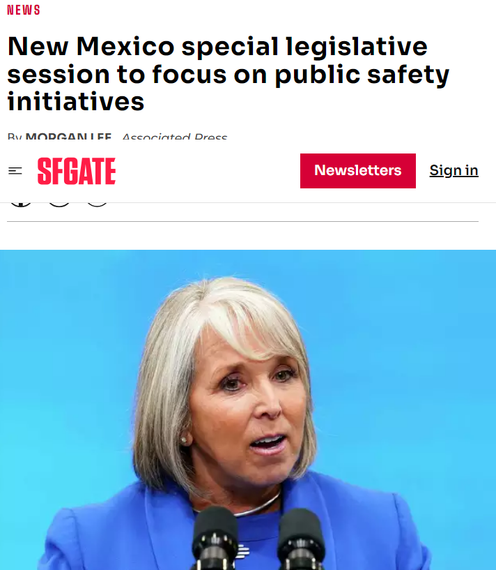 “Democrats are totally to blame for New Mexico’s out-of-control crime,” New Mexico Republican Party Chairman Steve Pearce said in a statement Wednesday. “They need to explain why public safety wasn’t their priority during the previous legislative session despite holding a