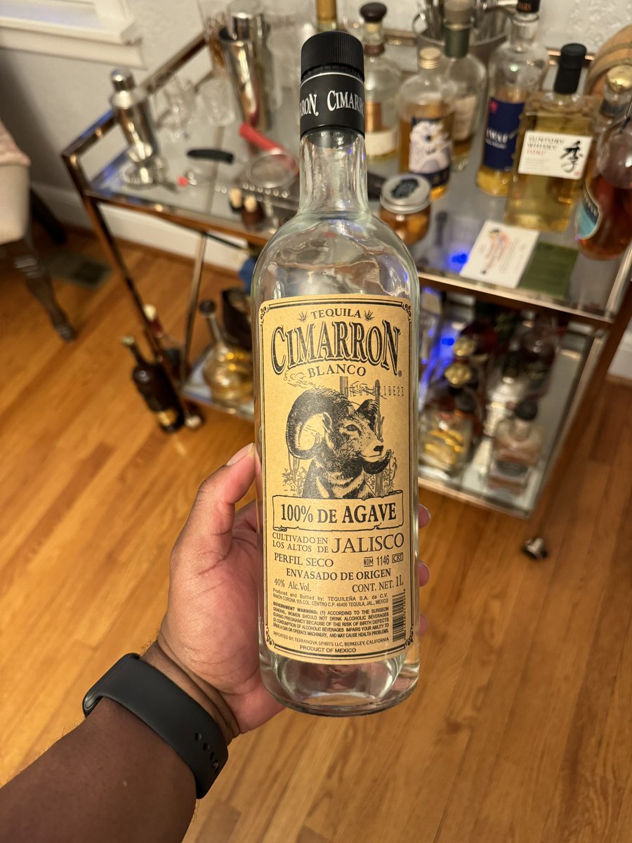 Julian_DDP's tweet photo. Switching to Tequila today. Cimarron is great bang for the buck. Pull up https://t.co/c7tyRyIlY4 https://t.co/kcPxgRQJdr