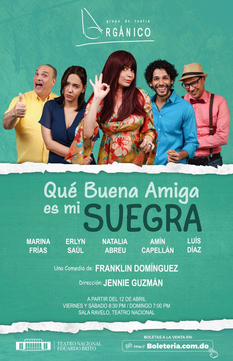 “Qué Buena Amiga es Mi Suegra” se estrena con éxito en el Teatro Nacional” #NoticiasSIN #SIN24Horas @aliciaortegah #GrupoSIN #aliciaortega noticiassin.com/que-buena-amig…