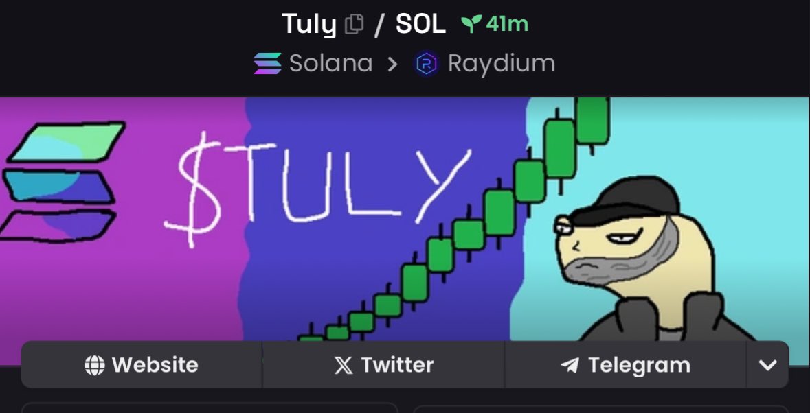 Giving away some $TULY

Drop $SOL wallet and tag a friend 

Good luck 🤝