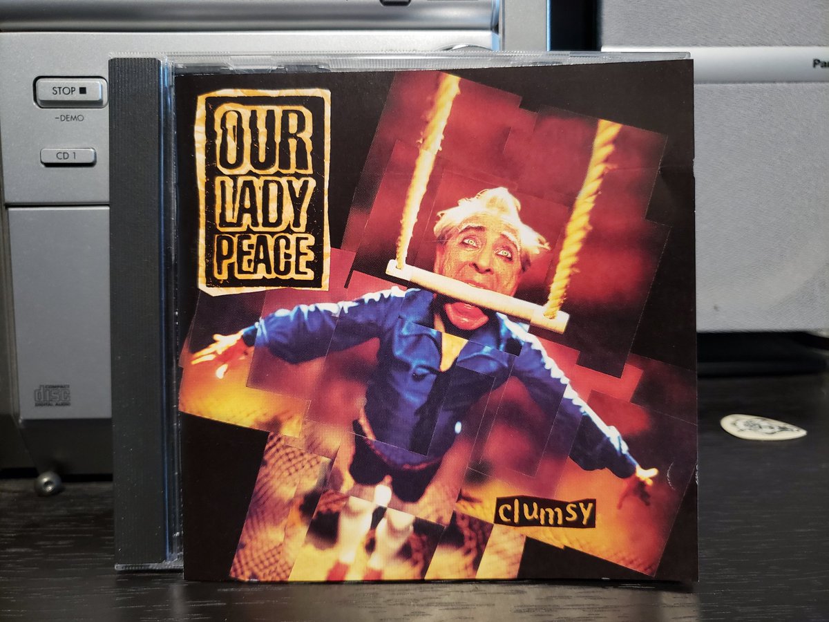 My CD Collection A-Z🇨🇦 Our Lady Peace: Clumsy. Their second studio album released January 23, 1997. No.1 Canada Top Albums & no.76 US Billboard Top 200. The album sported 5 singles including Supermans Dead and Clumsy, their 2 biggest hits. #alternativerock